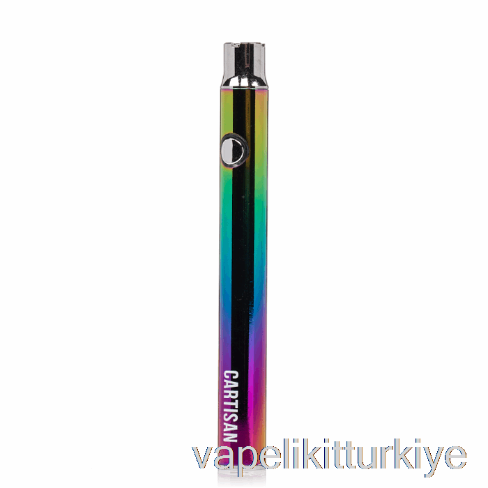 Elektronik Sigara Kalemi Vape Mate Cartisan Düğmesi Vv 400 510 Pil Gökkuşağı
